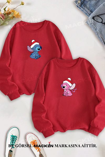 macklin Комбинация от суитчър от 2 части Lilo and Angel с новогодишна концепция Dear Couple