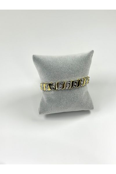 Store 316L Steel Stone Gold Tarnish Bracelet
