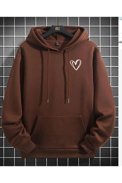woonkey ΦΟΥΤΕΡΦΟΥΤΕΡ UNISEX ΜΑΥΡΗ ΚΑΡΔΙΑ ΜΕ ΜΕΓΑΛΗ ΚΑΜΠΑΝΑ
