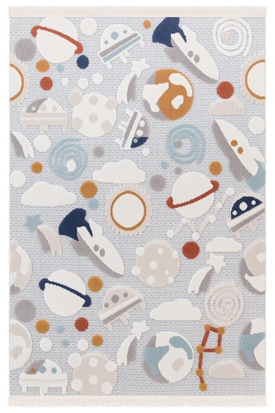 İpek Duru Halı Risby Kids 1806A Çocuk Halısı Saçaklı