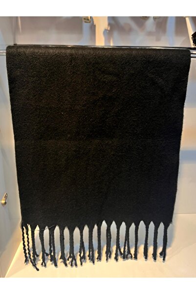 ŞURA ŞAL Μαύρο Κασκόλ Σάλι - Χειμερινό Μέγεθος 40*180