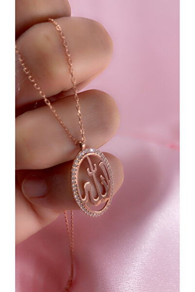 NV JEWELRY 925 Ayar Gümüş Allah Lafzı Kolye