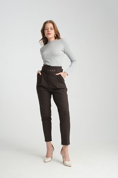 Lisirru Women's Half Turtleneck Full Length Long Sleeve Ribbed Basic Knitted Blouse