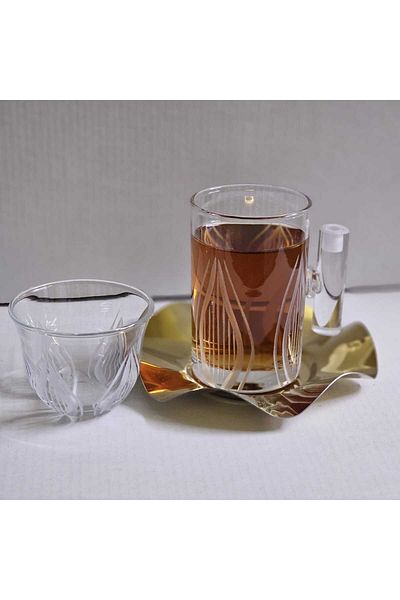 Turkish Store İstanbul 18 Piece Tea and Coffee Set