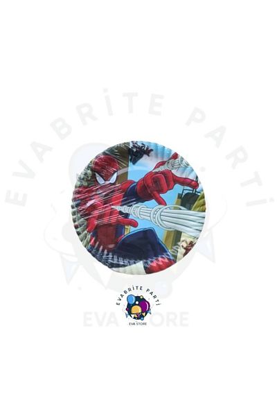 Evabrite Spiderman Themed Cardboard Plate Set 8 Pieces