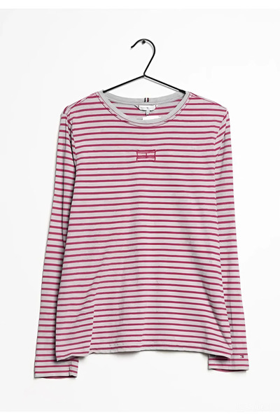 Tommy Hilfiger 100% Organi Cotton Striped Long Sleeve Regular t Shirt