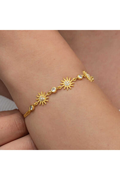 robotrend Silver Gold Sun Women's Bracelet