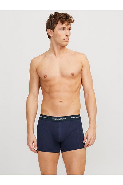 Jack & Jones Jack Jones Jacvesterbro Solid Trunks 3 Πακέτο Noos Ανδρικά Navy Boxers 12272945 -04