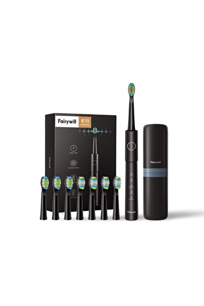 Fairywill E11 Sonic Şarj Edilebilir Diş Fırçası 5 Farklı Temizleme Modu 8 Yed...