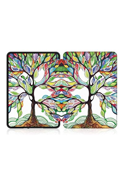 Amazon Kindle Paperwhite 4 - 10. Nesil 2018 Kitap Okuyucu Kılıfı Coloredtree