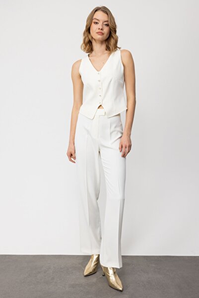 Ekol Pantaloni largi cu talie înaltă