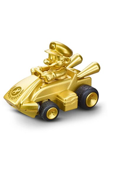Carrera 2.4 GHz Mario Kart Mini RC, Mario - Gold | Remote Control Toy | Paperbox Packaging