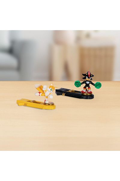 Akedo Sonic Versus Pack | Tails & Shadow | Mini Collectible Battling Action Figures