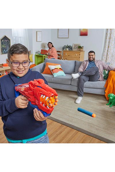 Nerf Junior Wild Lionfury | Easy Play Dart Blaster | 16 Darts | Nerf Blaster | Outdoor Toys