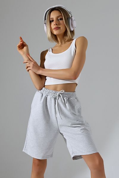 Endies Φαρδύ μακρύ άνετο βαμβακερό σορτς Unisex 21823 - KARMELANJ