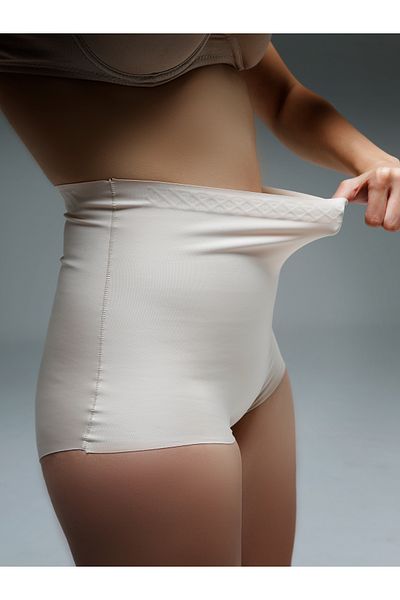 MİSTİRİK Προσωπικό μοντέλο Laser Cut High Waist No Trace Slip Corset Χρώμα δέρματος