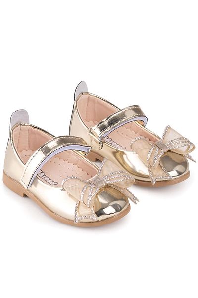 Merli&Rose Baby Girl Tulle Bow Ballerinas
