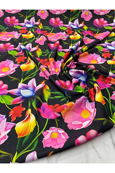 ipekkumaş Çuha Çiçeği Desen Elbiselik Gömleklik Krep Kumaş Ürünümüz Adet Olarak Satılır 1 Adet 1 Metre