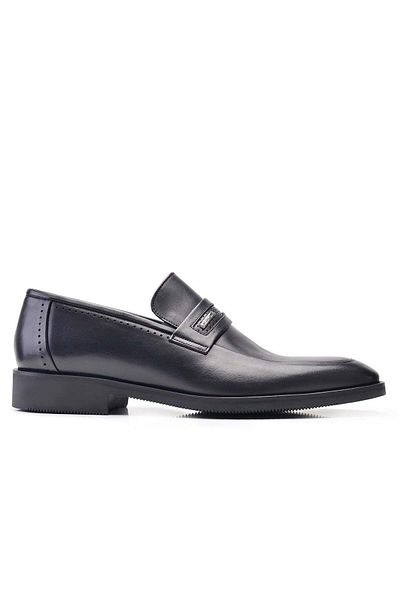 Nevzat Onay Black Casual Genuine Leather Classic Men's Shoes