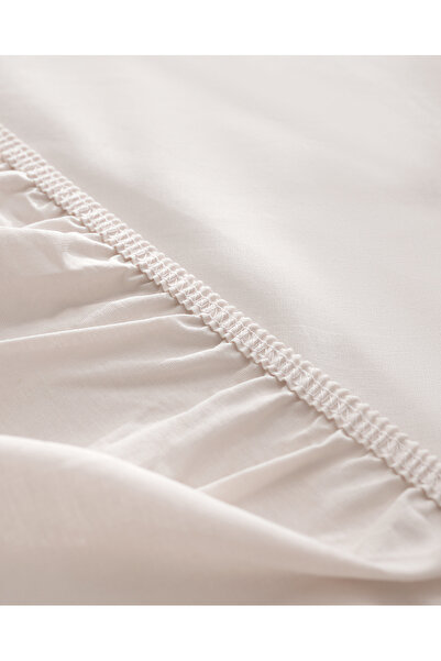 Madame Coco Manon Double 100% Cotton Ranforce Elastic Sheet - Stone