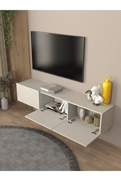 dorpek Pergamon TV ünitesi & Sehpası 150 cm Kumtaşı