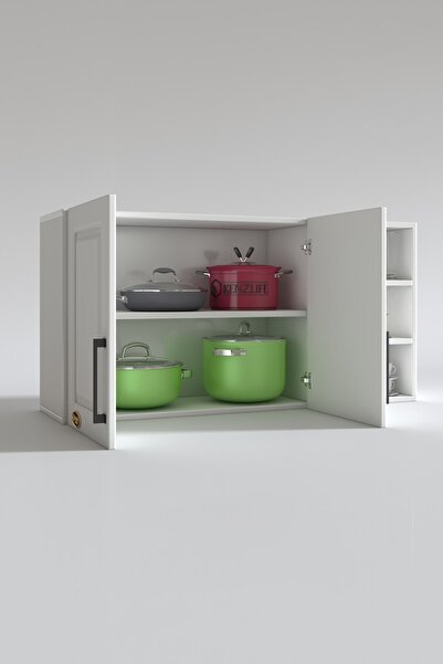 Kenzlife Hazır Mutfak Dolabı Maydanoz60 Byz Mod1 60*120*32 Mebran Kapak Suntalam Gövde