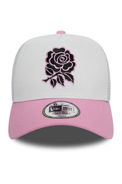 NEW ERA Καπέλο - England Rfu Seasonal Color Ef Trucker - Λευκό / Ροζ