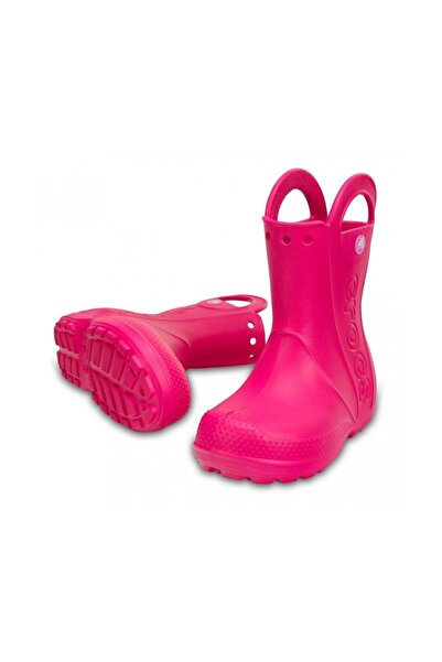 Crocs Handle It Rain Boot Kids Çocuk Yağmur Çizmesi - Pembe