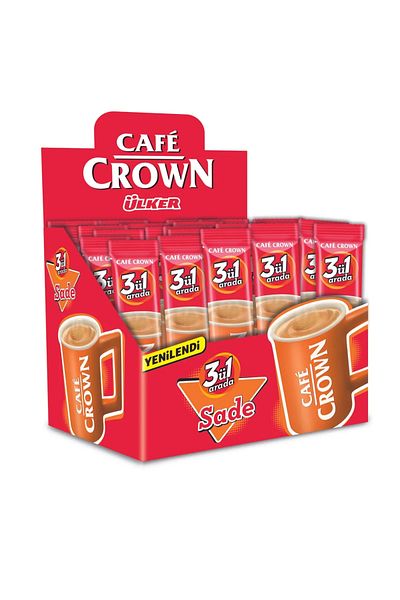Ülker Cafe Crown 3 in 1 Plain, 17.5 Grams X 40 Pieces