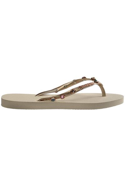 Havaianas Μπεζ λεπτές πολυτελείς παντόφλες