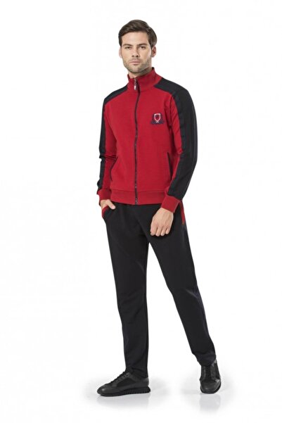 Pierre Cardin 2 İplik Fermuarlı Yaka Düz Paça Pamuklu Eşofman Takımı Q7.U.0O.K4.K.A5.P.C