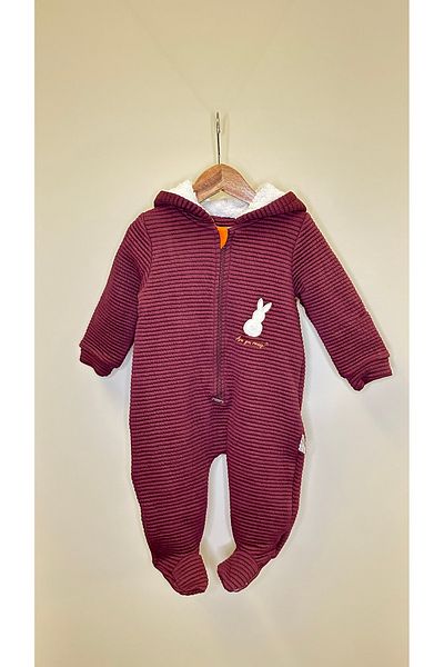 Lorasina Baby Rabbit Patterned Unisex Hooded Jumpsuit Coat