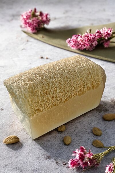 EM AMANOS BEAUTY Doğal Kabak Lifli Eşek Sütlü Sabun Yaşlanma Karşıtı Antioksidan Koruma Cilt Tonunu Eşitleme