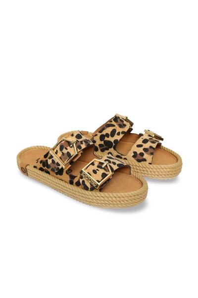 Bohonomad Papuci Sydney cu model leopard