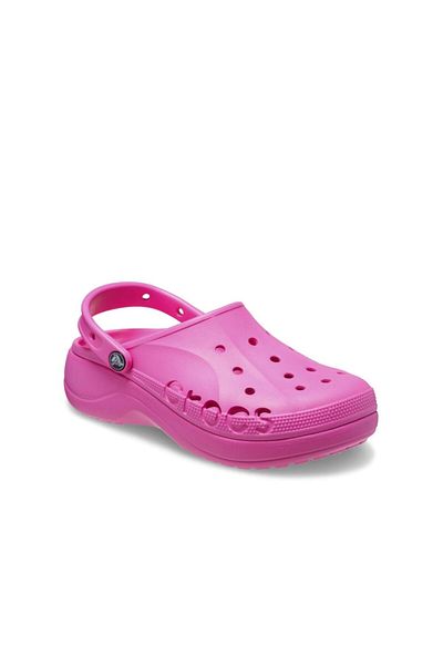 Crocs Baya Platform Clog női papucs - neon rózsaszín