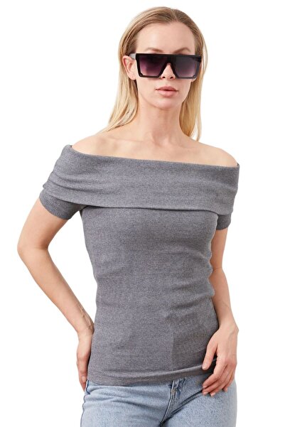 ysrozrgyim Modonna Collar Short Sleeve Blouse