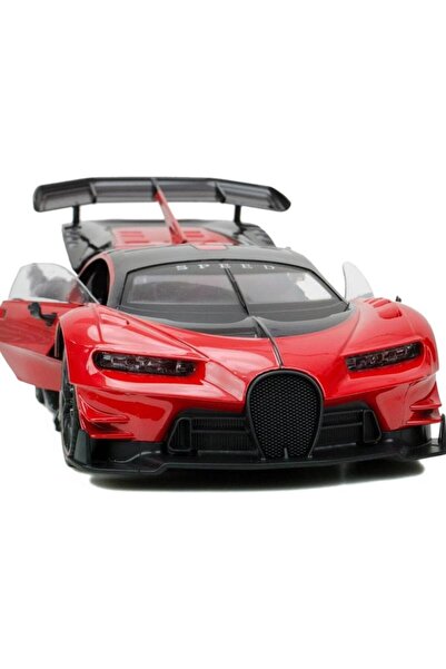 Tıfıl Toys Uzaktan Kumandalı Şarjlı 1:12 Ölçekli Bugatti Oyuncak Kırmızı Araba