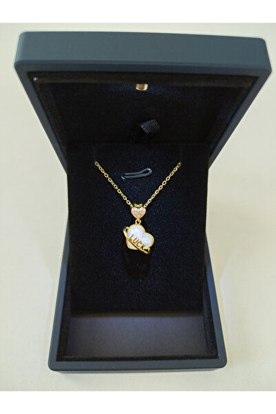 SeyCey.co في صندوق الضوء | قلادة الحظ القلب | فولاذ 316 لتر - غير قابل للتشويه | هدية المرأة