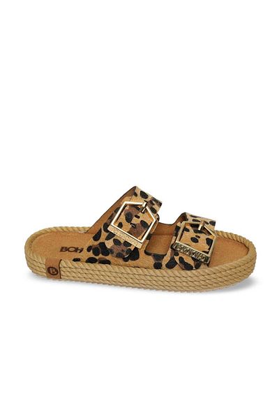 Bohonomad Papuci Sydney cu model leopard