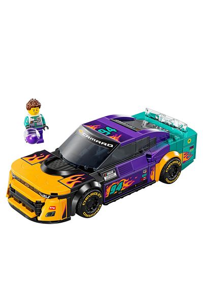 LEGO ®   مجموعة Speed ​​Champions NASCAR Next Gen Chevrolet Camaro ZL1 - 76935 للأطفال بعمر 9 سنوات فما فوق (328 P)