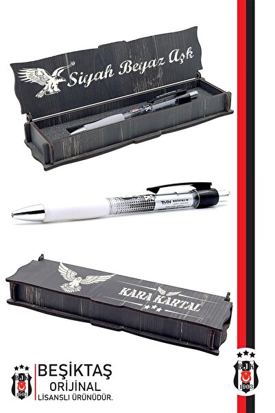 Beşiktaş Beşiktaş Orijinal Lisanslı Plastik Gövde Versatil Uçlu Kalem 0.7 Hed...