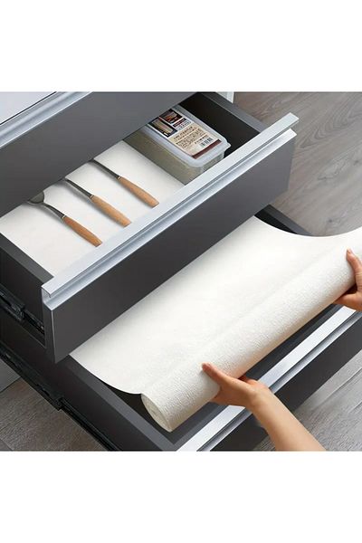 Blue Home 1 τμχ DuraGuard Μη αυτοκόλλητο αδιάβροχο κάλυμμα ραφιού, χοντρό χαλάκι συρταριού, ντουλάπι κουζίνας