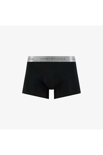 Tommy Hilfiger Trunk 3-Pack Men's Metallic Logo Black Boxers