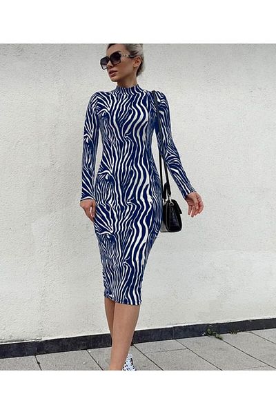 MAREANDPANDA Tiana Women's Long Sleeve Micro Midi Dress