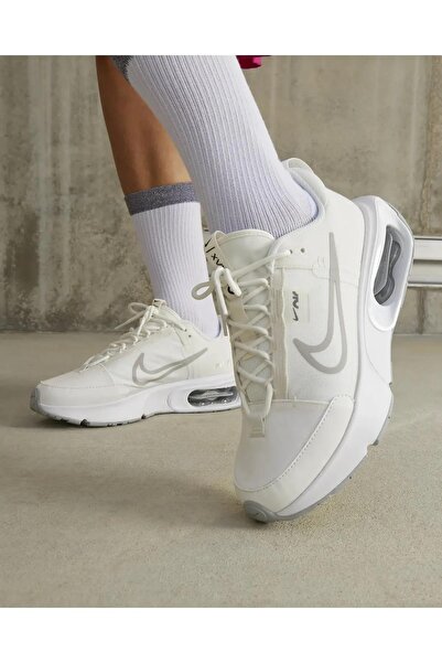 Nike Air Max Intrlk Womens White Sneaker Kadın Günlük Spor Ayakkabı Beyaz