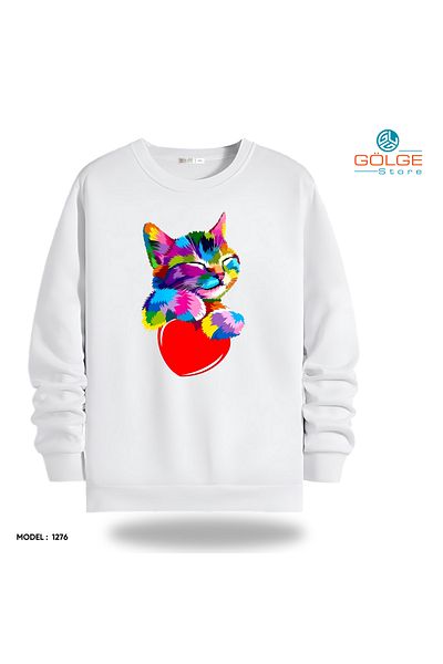 Gölge Store Distracție și drăguț - Stări drăguțe ale prietenilor cu labe - Hanorac slimfit unisex cu gâtul rotund