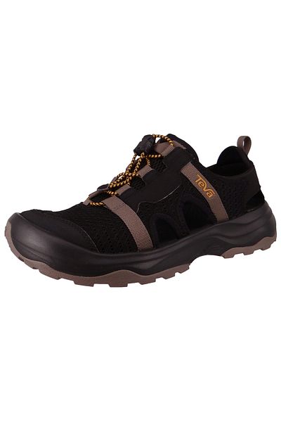 TEVA Herren Wander-Sandalen Sandalen Outflow CT 1134357 Schwarz BLK Black Textil mit EVA