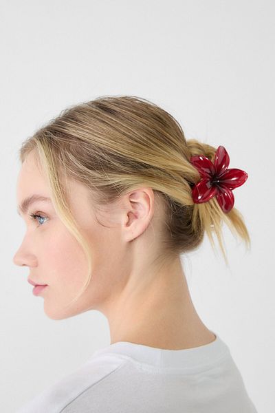 Stradivarius 3-Piece Floral Hair Clip Set