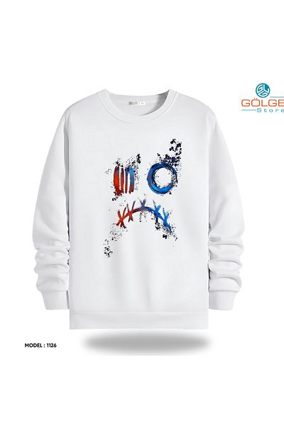 Gölge Store Unisex Slimfit Crew Neck Streetwear Sweatshirt