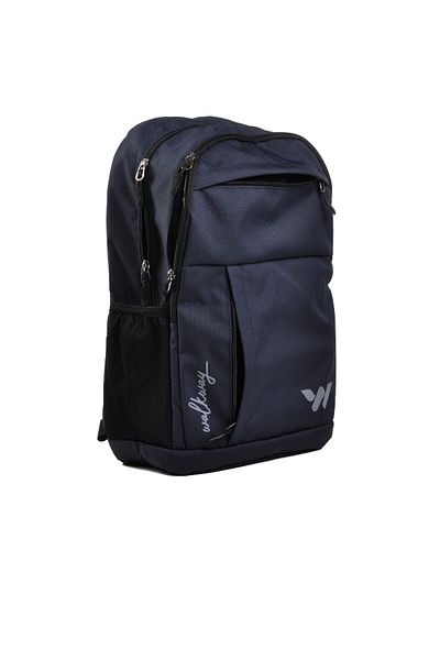 WALKWAY Navy Blue Unisex School Bag